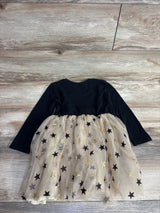 Vikita Shining Star Dress Black/Gold sz 4/5