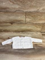 Baby Gap Knit Button-Up Cardigan White sz 6-12m