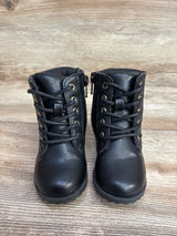 Children's Place Quilted Boots Black sz 5c