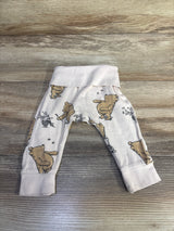 H&M Winnie The Pooh Foldover-Waist Pants Cream sz 3m