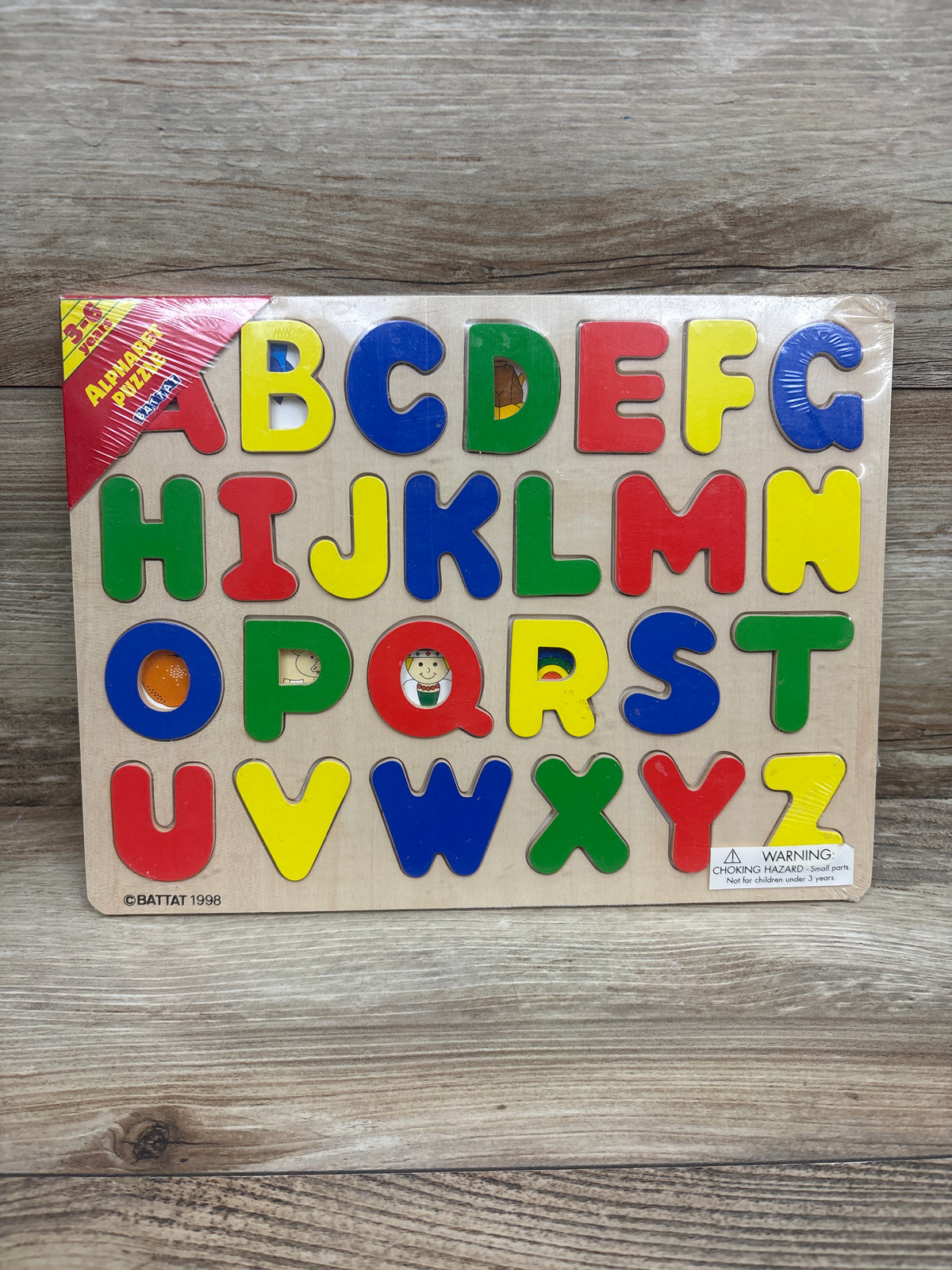 NEW Battat Wooden Alphabet Puzzle