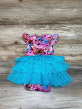 x Disney's The Little Mermaid Ariel Tulle Bodysuit Dress sz 0-3m