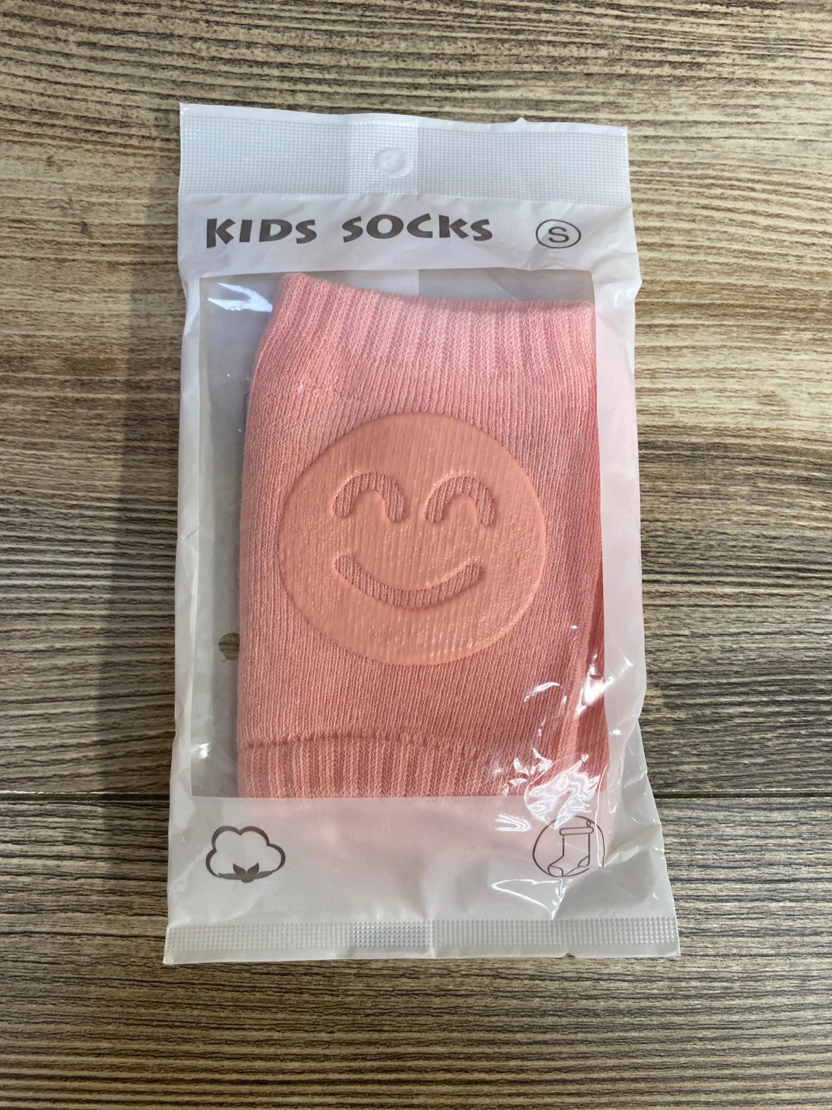 NEW Kids Socks 1pk Crawling Knee Pads/Sock Pink