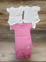 Gerber 3pk Bodysuits White sz Preemie