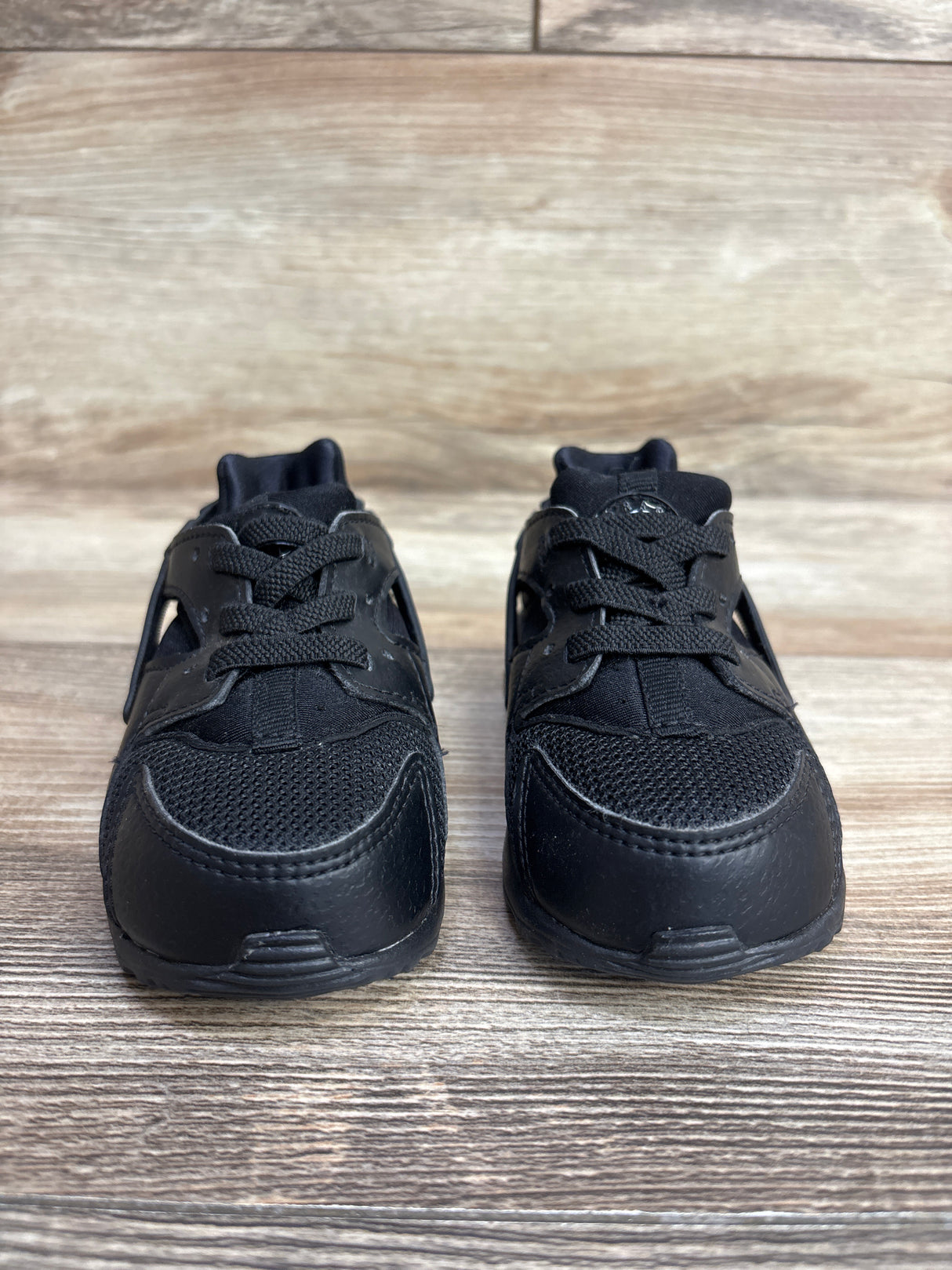 Nike Air Huarache Run TD Triple Black 6c