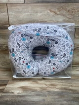 NEW Boppy Nursing Pillow with Black/White Doodles Slipcover