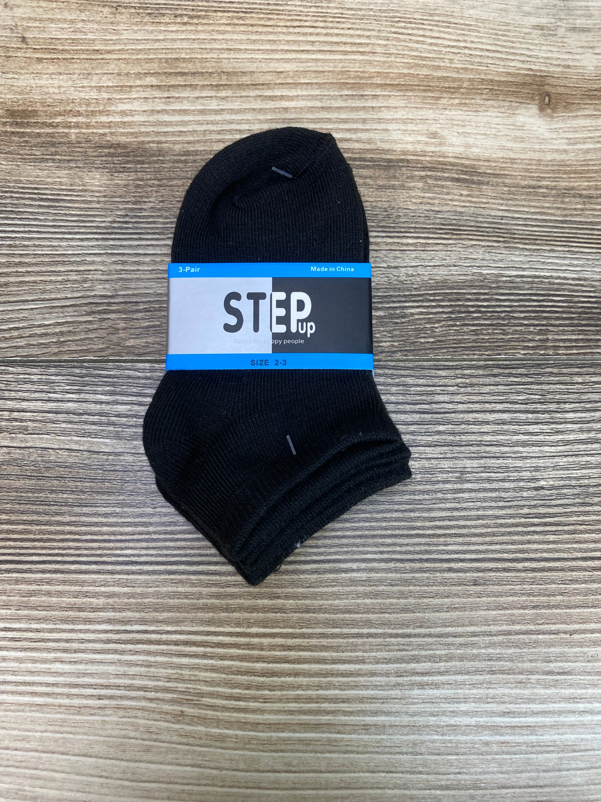 NEW Step Up Pattern Socks 3Pk sz 2-3