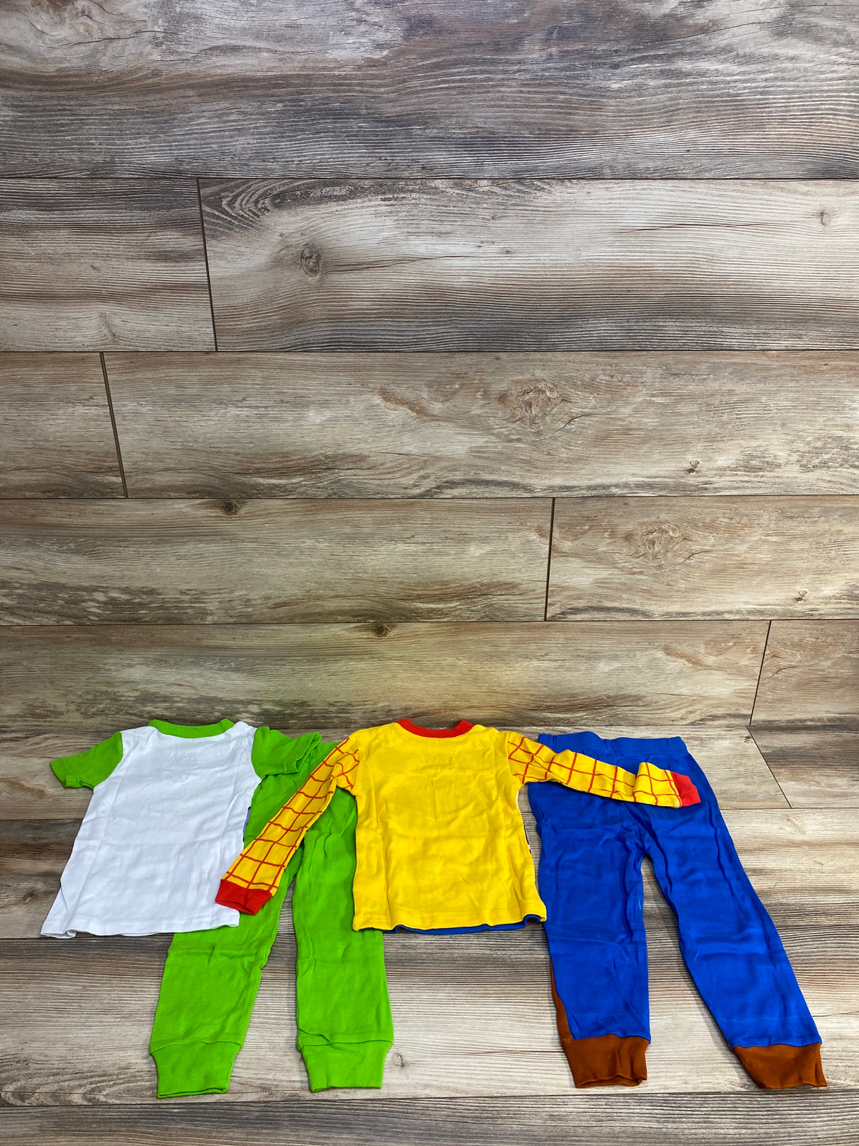 NEW Toy Story Buzz Lightyear & Woody 4pc Pajama Set sz 3T