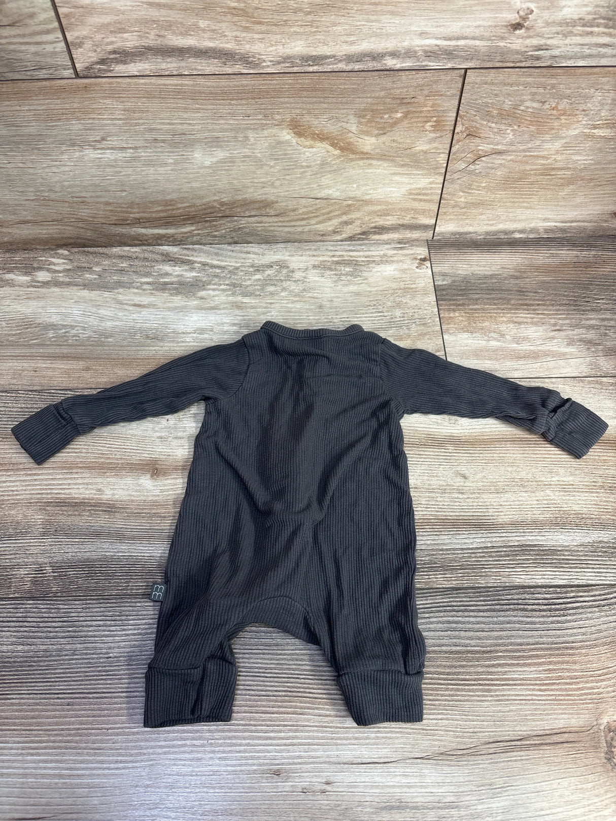 Modern Moments Ribbed Sleeper Grey sz Newborn