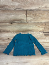 NEW Okie Dokie Ribbed Shirt Teal sz 4T