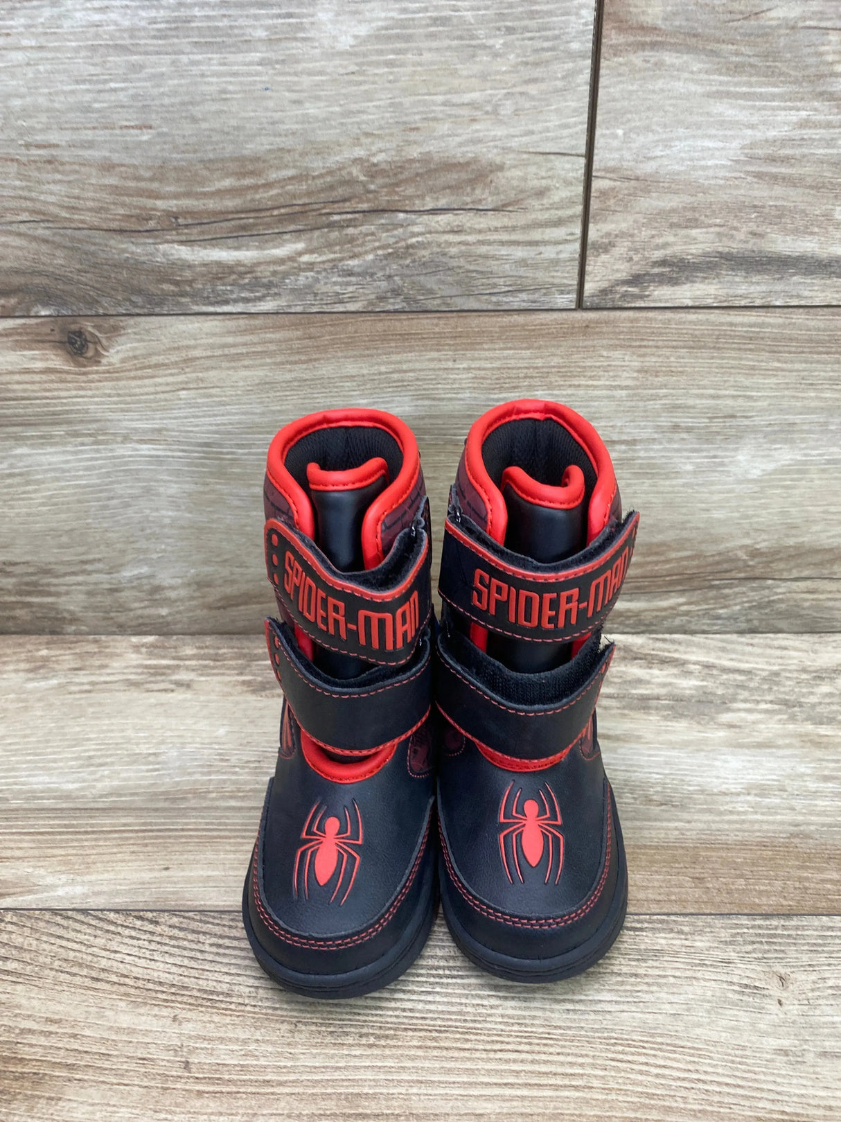 NEW Marvel Toddler Boys' Spider-Man Winter Snow Boots sz 7c