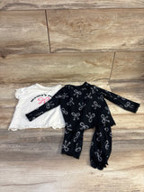 NWOT Cat & Jack 3pc Mama's Mini Set Black sz 6-9m