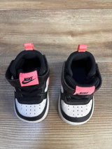 Nike Court Borough Mid 2 TD 'White Sunset Pulse' Sneakers sz 2c