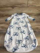 Carter's Panda Print Blanket Sleeper White sz 6-9m