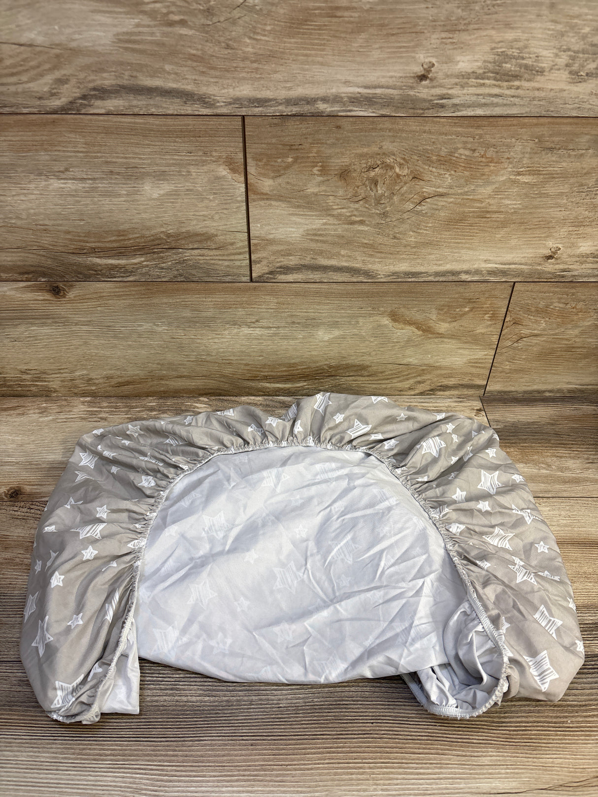 Fitted Mini Crib Sheet Star Print ~ 24x37''