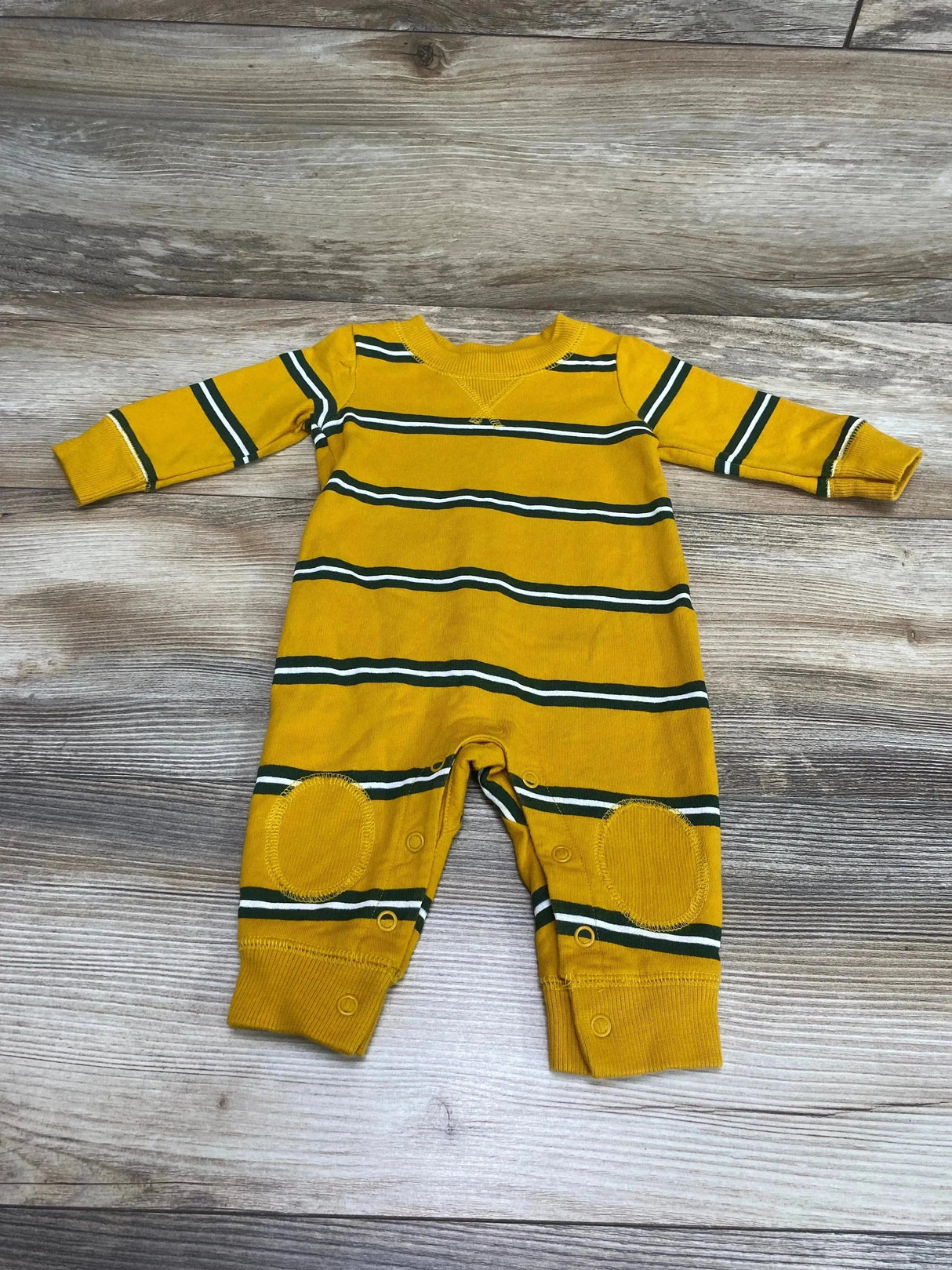 Carter's Striped Jumpsuit Yellow sz 3m