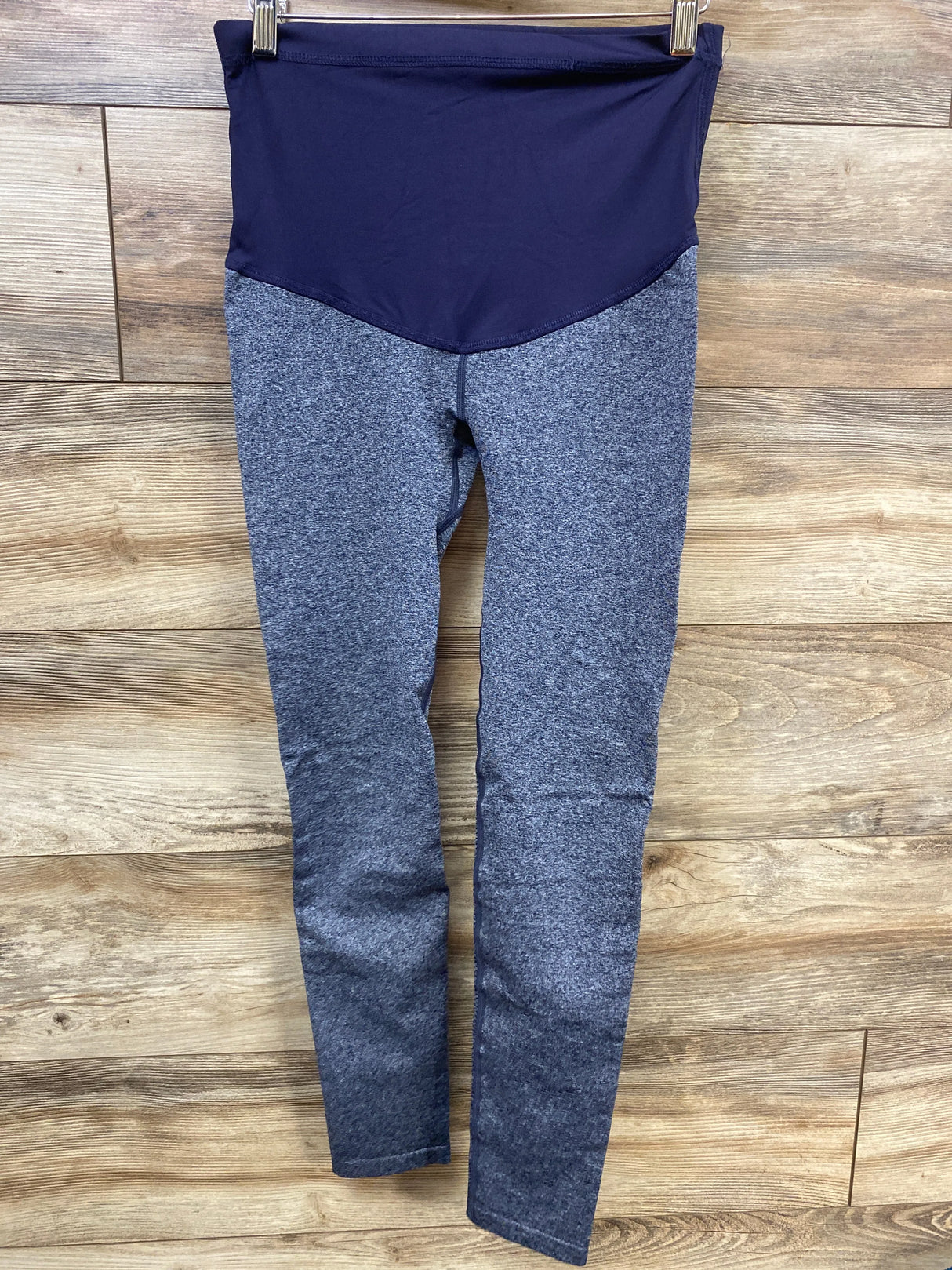 Pink Blush Full Panel Maternity Leggings Navy sz Small