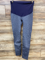 Pink Blush Full Panel Maternity Leggings Navy sz Small
