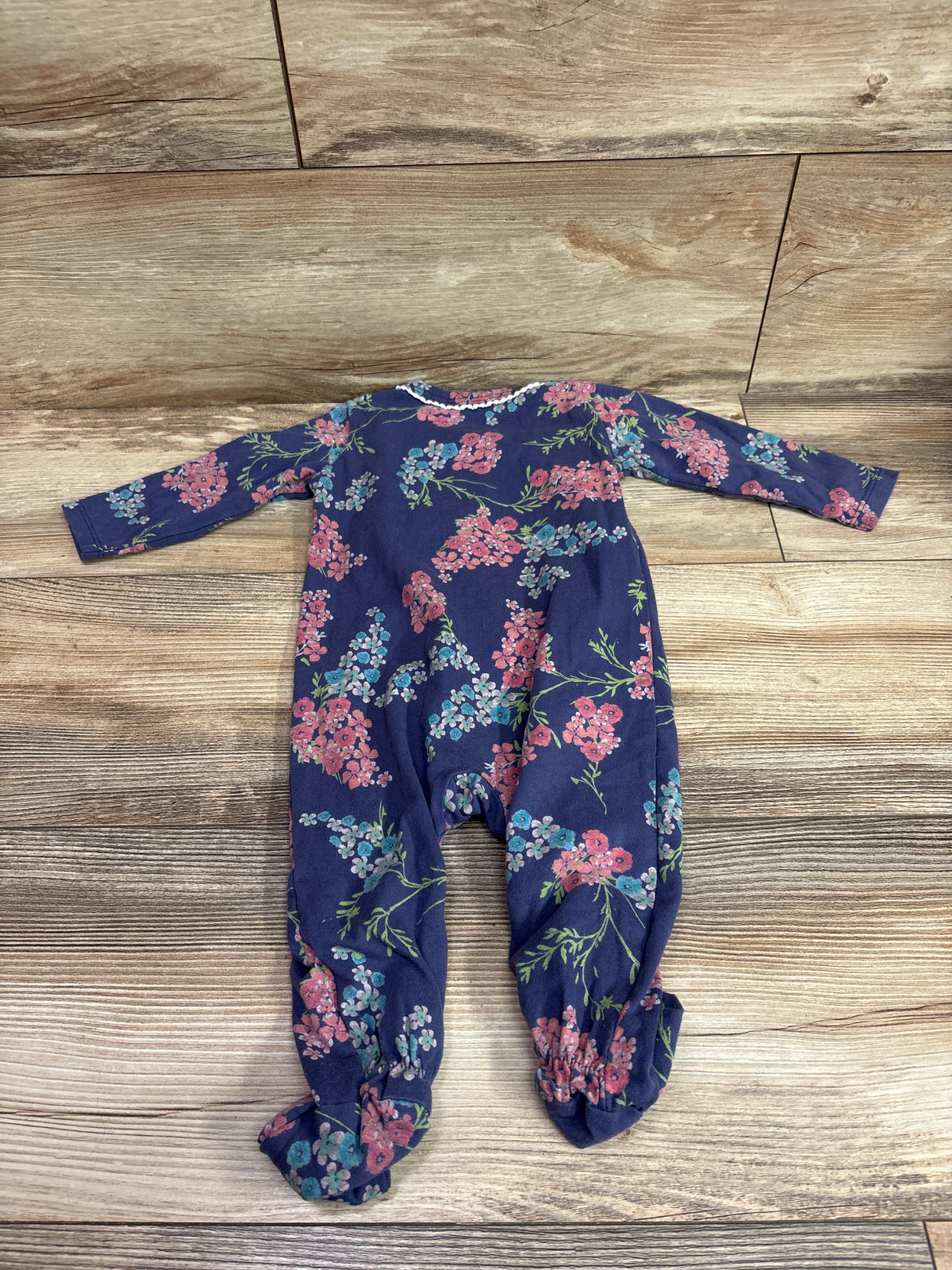 Jessica Simpson Kimono Footed Coverall Purple sz 6/9m