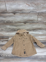 Lucky Brand Corduroy Long Sleeve Button-Up Shirt Tan sz 3T