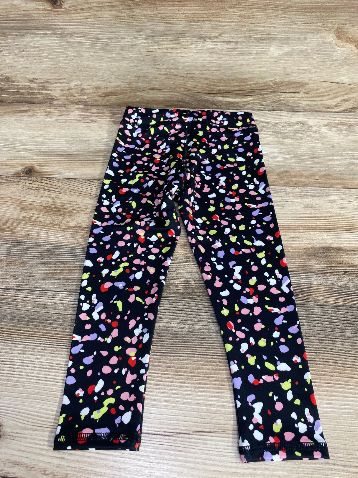 NEW Okie Dokie Black Pebble Print Leggings sz 2T