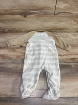 Kids Headquarters Dino Sleepy Saurus Blanket Sleeper Tan sz 9m