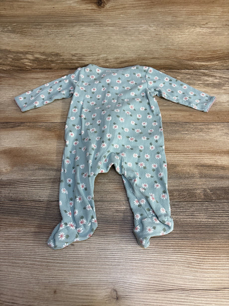Carter's Floral Sleeper Blue sz 3m - Me n Mommy To Be