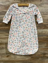 Simple Joys Animal Blanket Sleeper White sz 6-9m