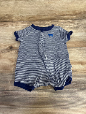Carter's Striped Shortie Romper Navy sz 3m - Me n Mommy To Be