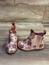 Nordstrom Jaymes Chelsea Boot In Pink Lotus Multi Floral sz 7c