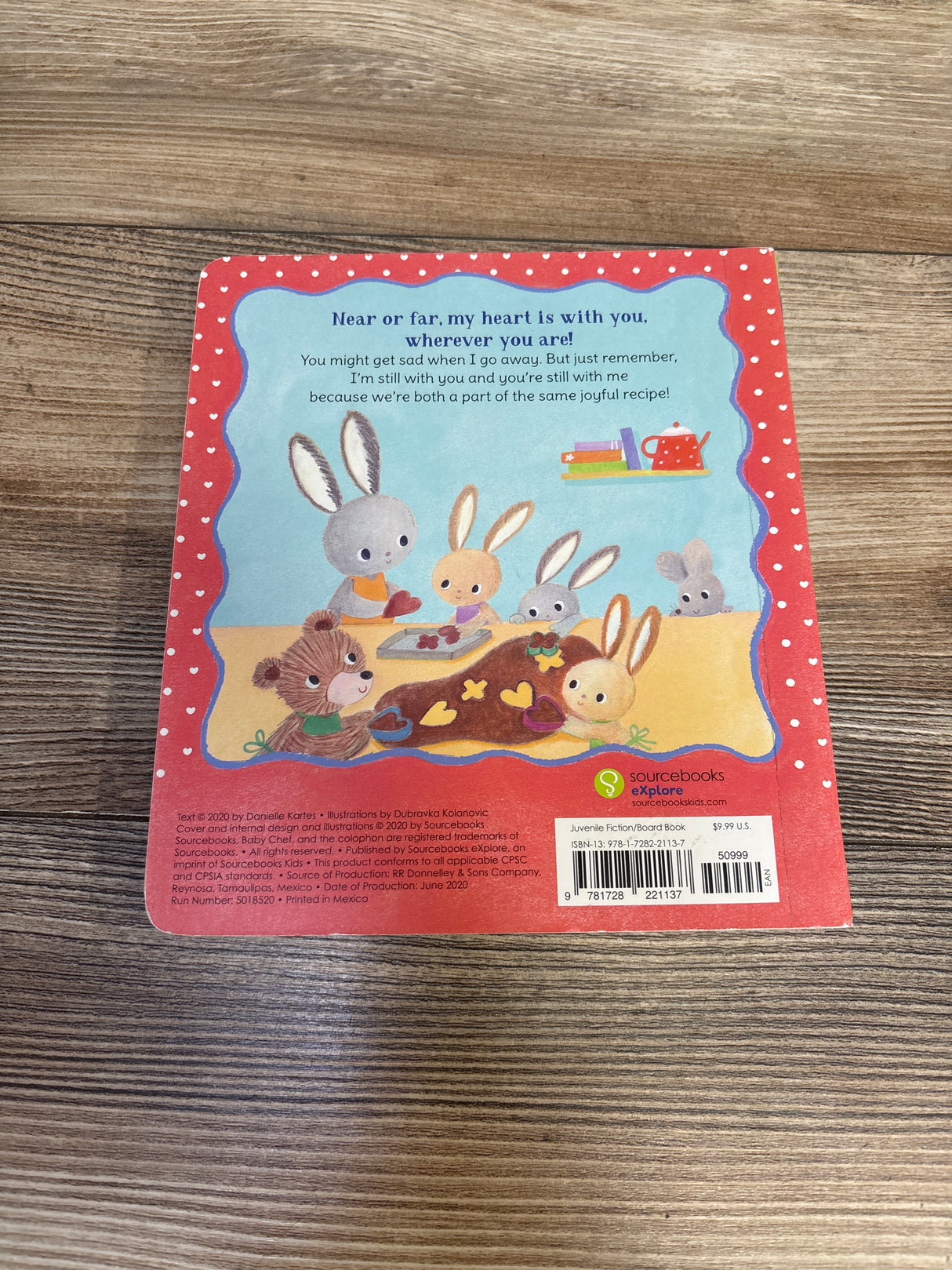 A Recipe for How Much I Miss You Board Book