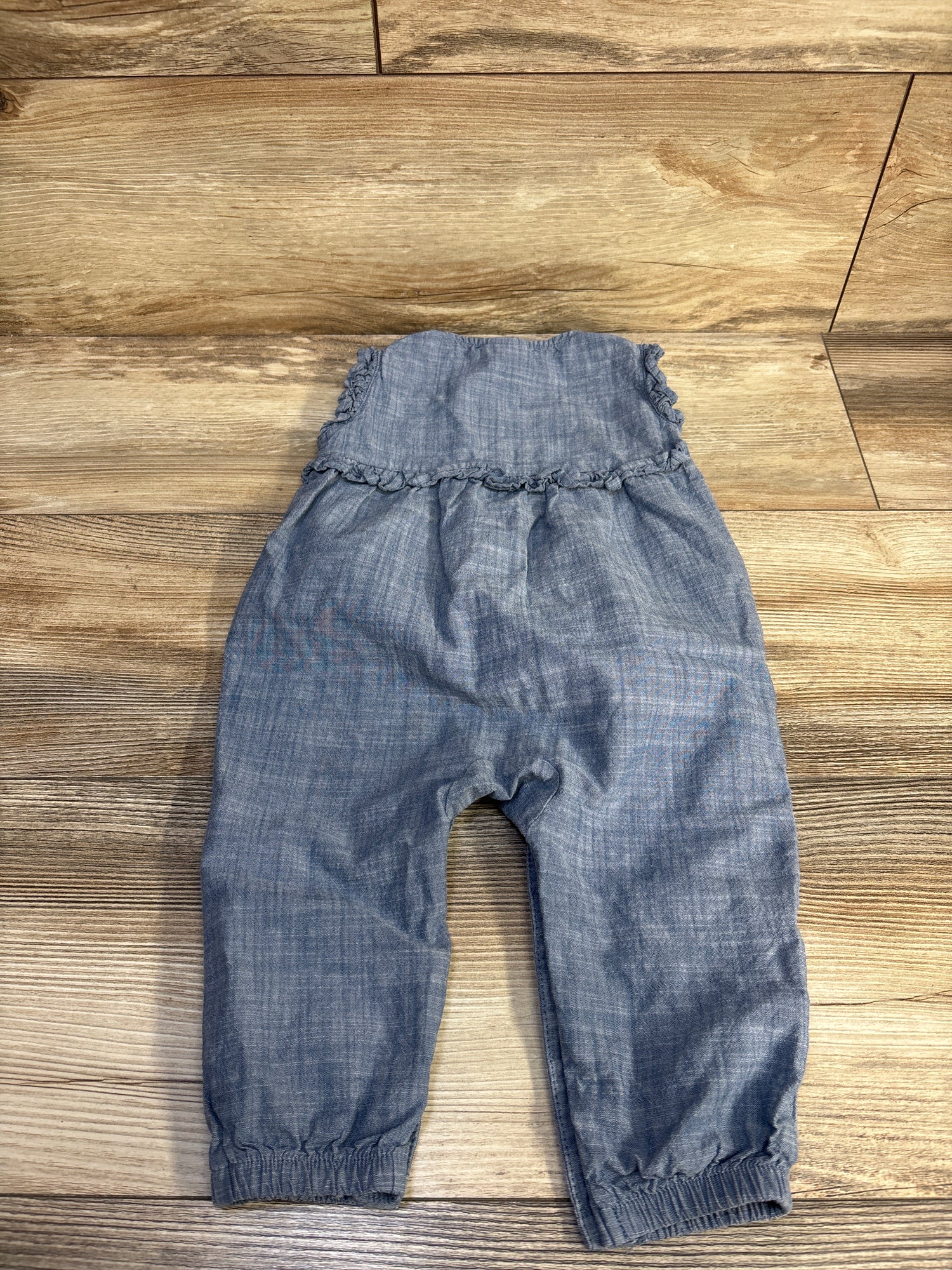 Cat & Jack Chambray Jumpsuit Blue sz 12m
