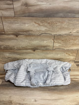 Go by Goldbug Shopping Cart And High Chair Cover - Gray Ticking Stripe