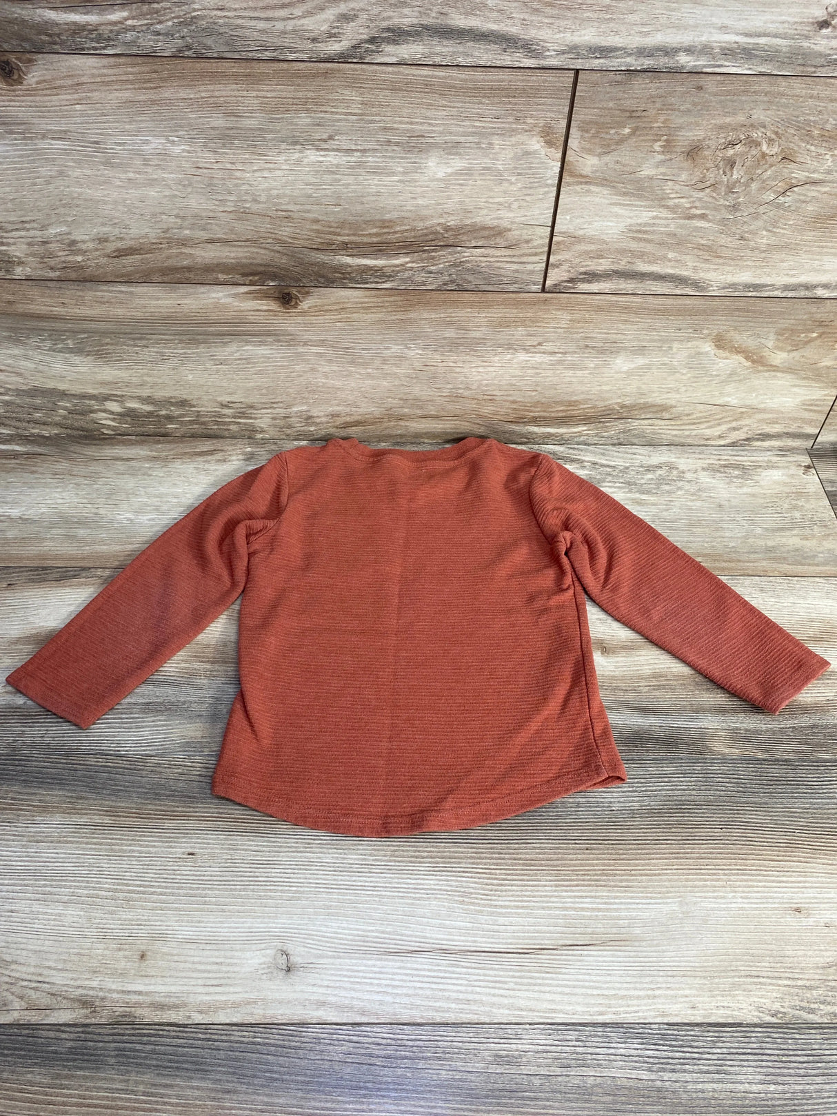 Cat & Jack Long Sleeve Pocket Shirt Orange sz 4T