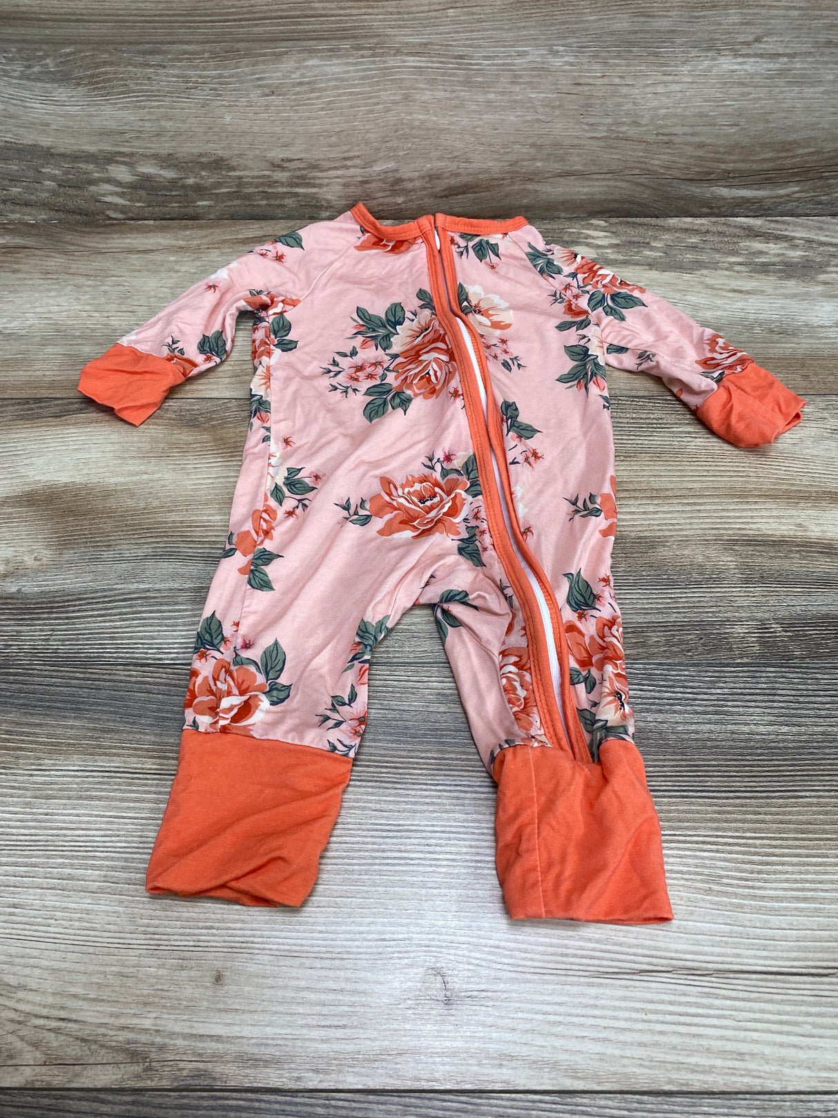 Floral Romper Pink sz 3-6m