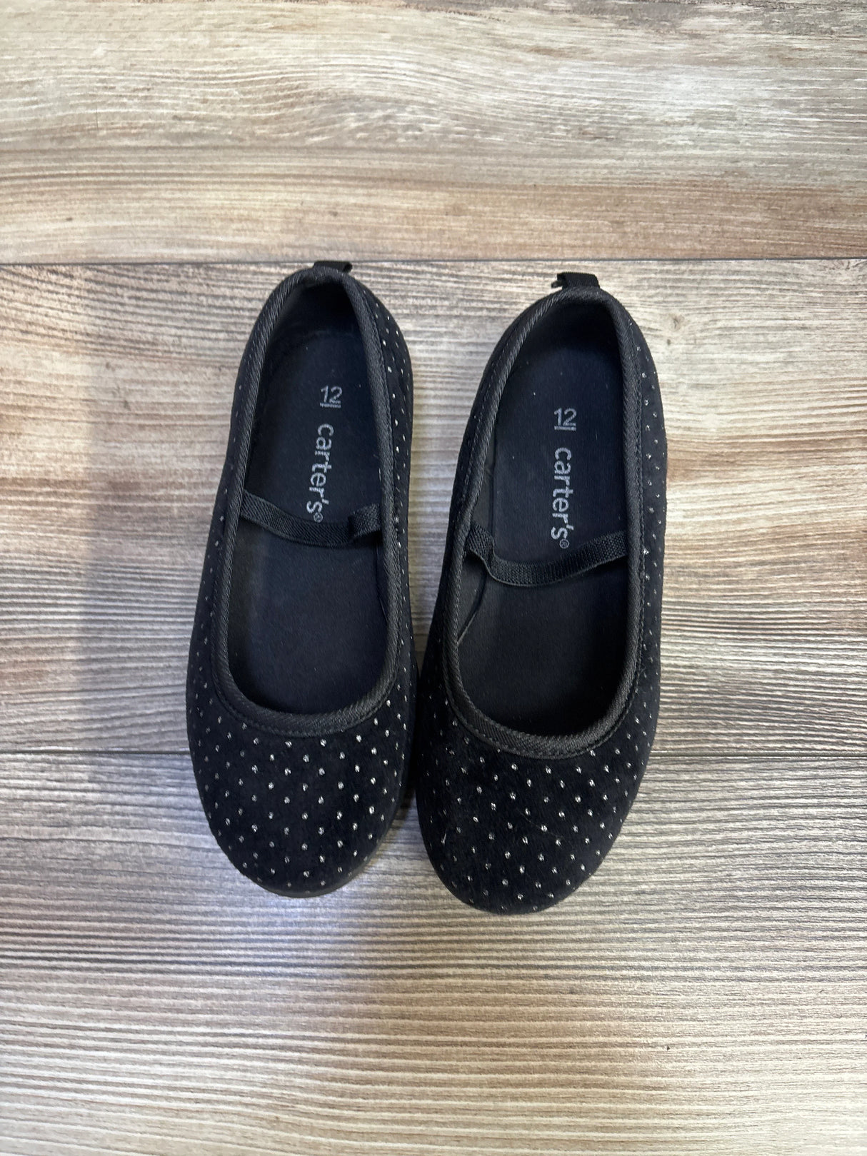 Carter's Mary Jane Dress Flat Black sz 12c