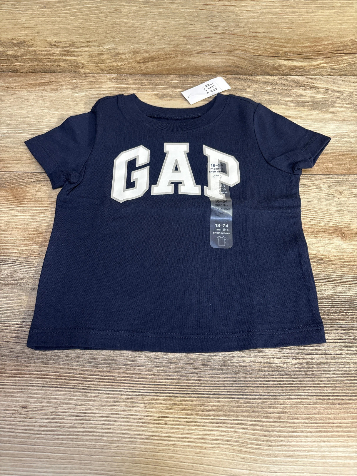 NEW Baby Gap Logo T-Shirt Navy sz 18-24m - Me n Mommy To Be