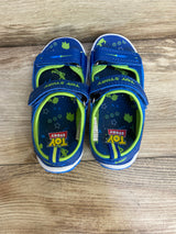 Toy Story Blue Sandals Woody & Buzz sz 11c