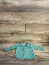 C&A Button-Up Shirt Green sz 6-9m