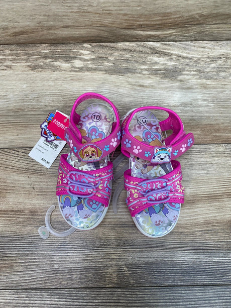 NEW Paw Patrol Adventure Ankle Strap Sandals Pink sz 10c - Me 'n Mommy To Be