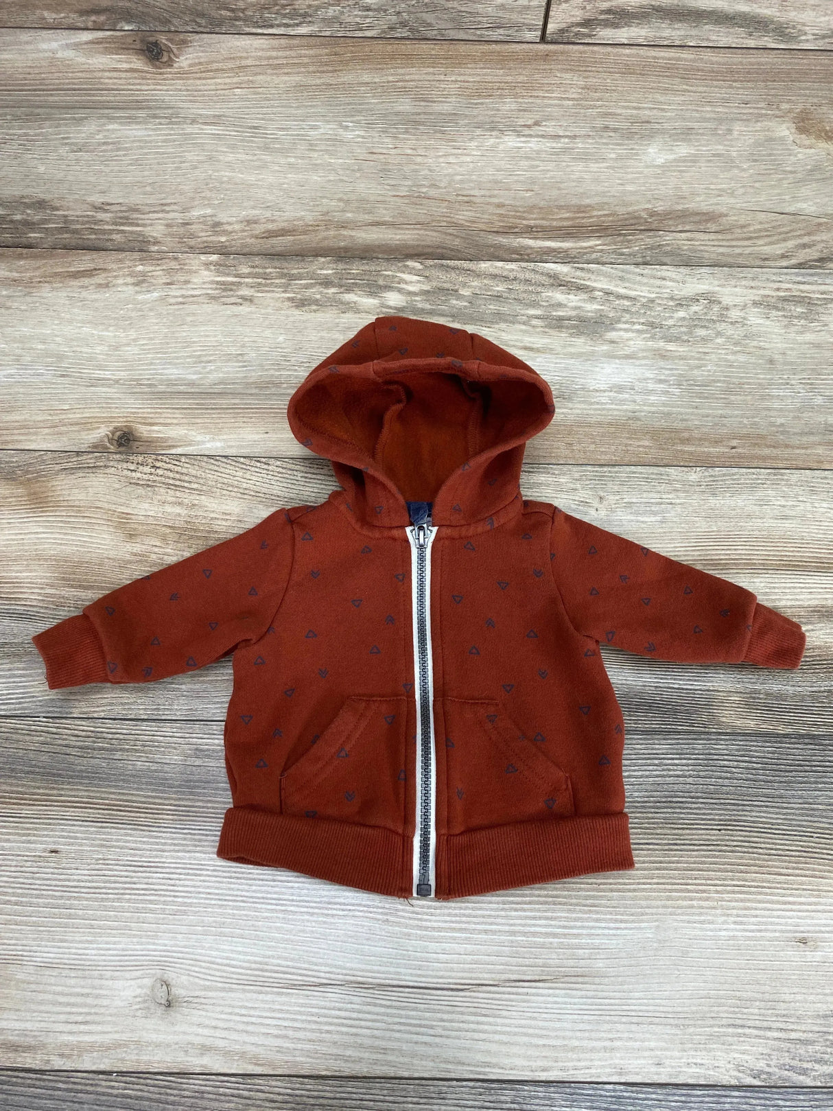 Carter's Baby Zip-Up Fleece Cinnamon Hoodie sz 3m