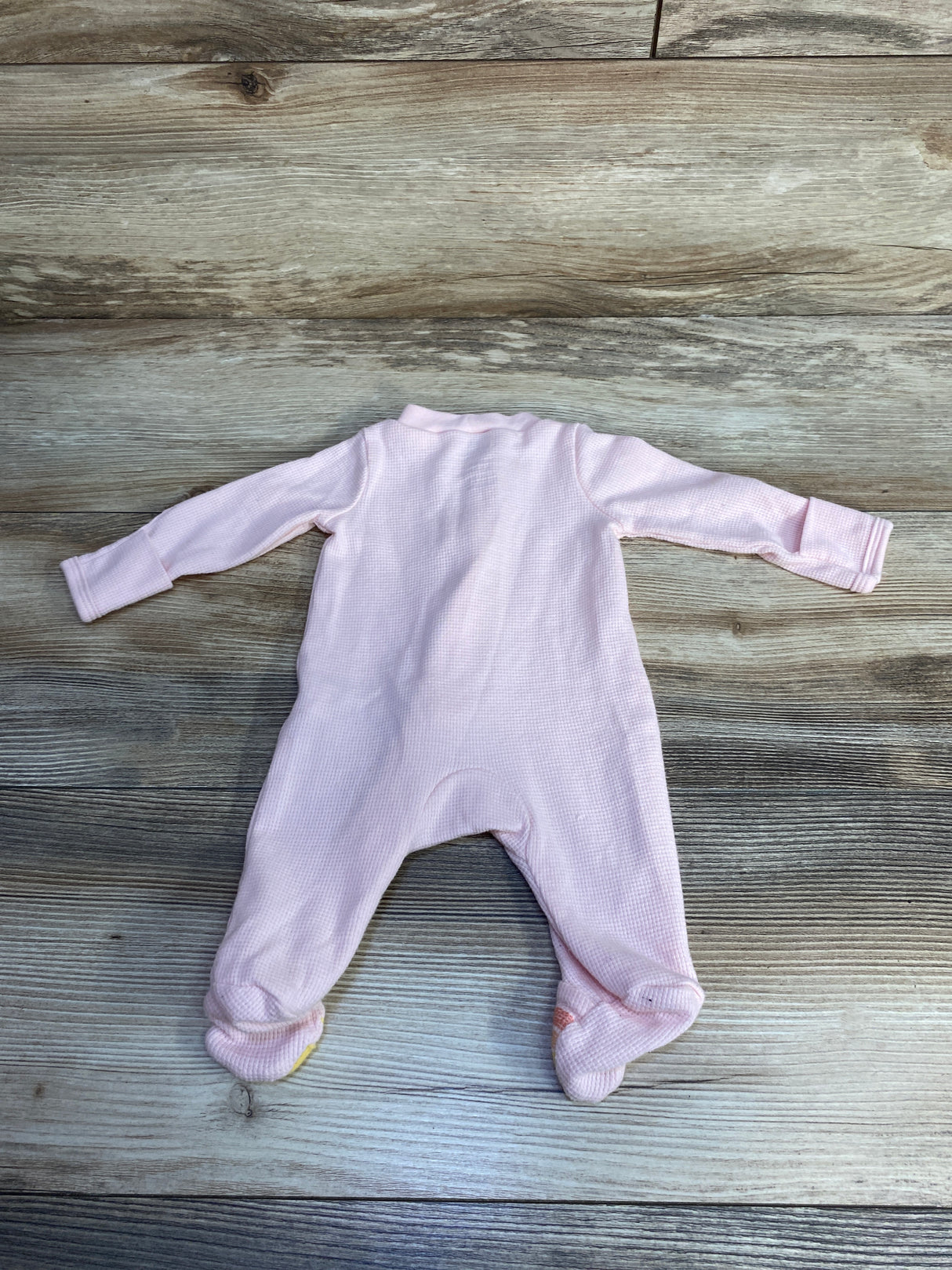 Just One You Thermal Sun & Rainbow Print Sleeper Pink sz Newborn