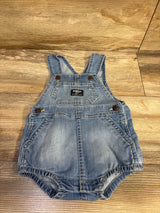 Oshkosh Denim Bubble Shortalls Blue sz 6m