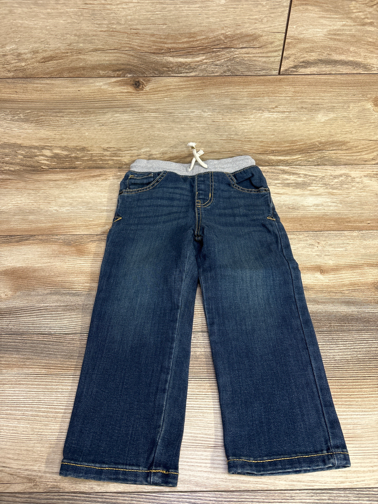 Cat & Jack Denim Drawstring Pants Navy sz 3T