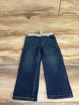 Cat & Jack Denim Drawstring Pants Navy sz 3T
