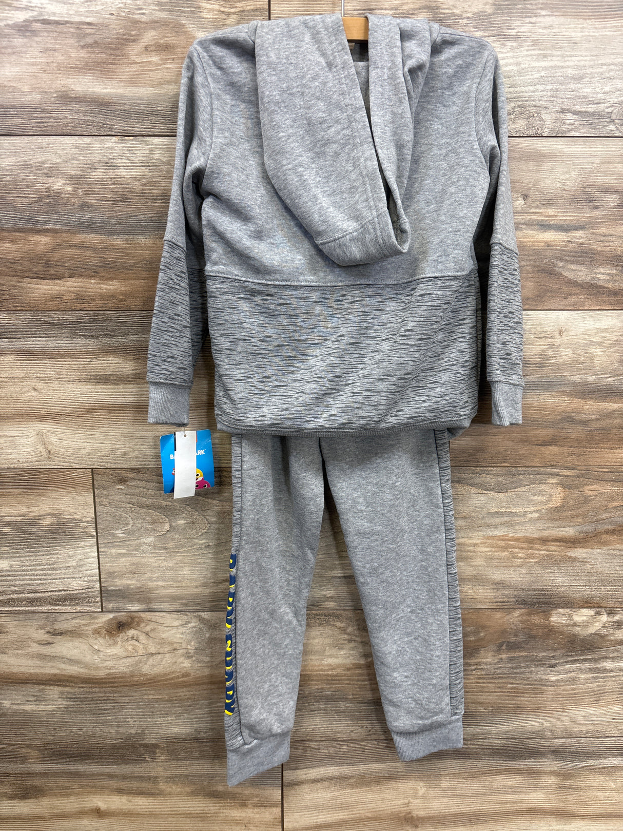 NEW Baby Shark Fleece Hoodie Outfit Set Grey sz 5T