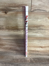 Spine of Dr. Seuss's children's book Oh, the THINKS You Can Think! standing on wooden surface