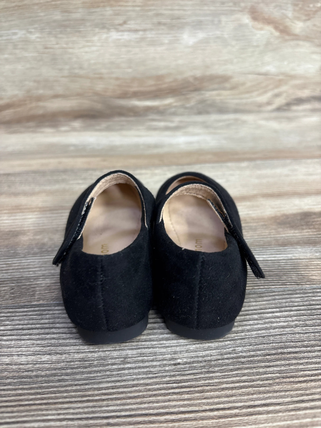 Hehainom Suede Mary Jane Flats Black sz 6c