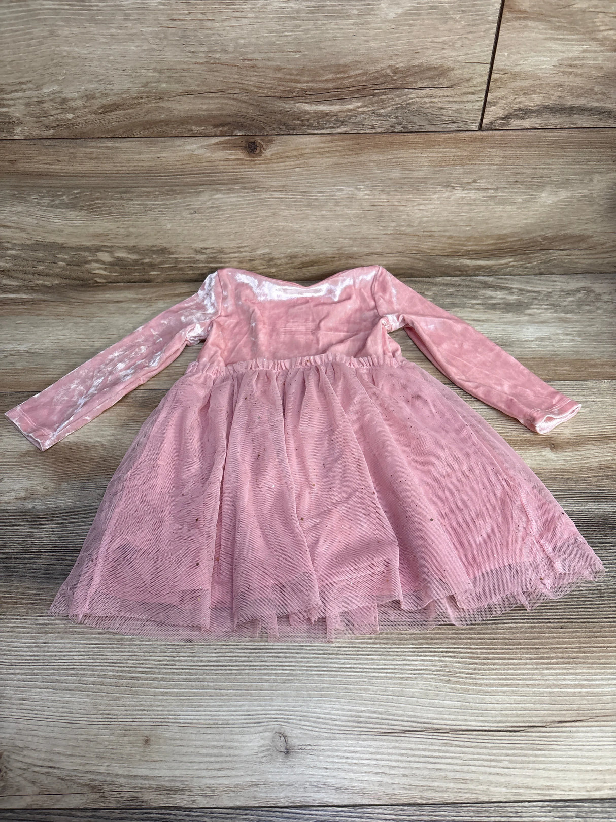 Jumping Beans Velvet Tulle Dress Pink sz 18m - Me n Mommy To Be