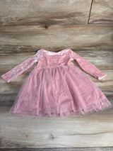 Jumping Beans Velvet Tulle Dress Pink sz 18m - Me n Mommy To Be